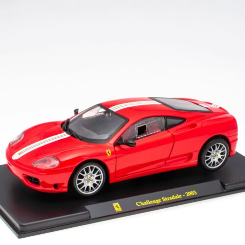1:24 Hachette Bburago Ferrari Collection Ferrari Challenge Stradale red 2003 with display
