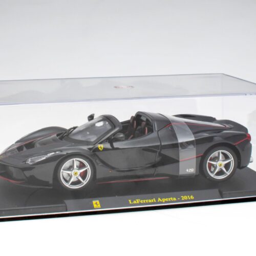 1:24 Hachette Bburago Ferrari Collection Ferrari LaFerrari Aperta black 2016 with display