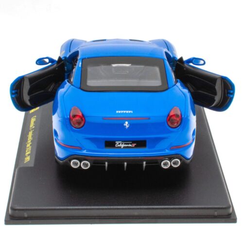 1:24 Hachette Bburago Ferrari Collection Ferrari California T blue with display