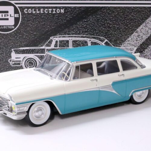 1:18 Triple9 1959 GAZ 13 Seagull Limousine turquoise/ white Die-Cast - Image 1