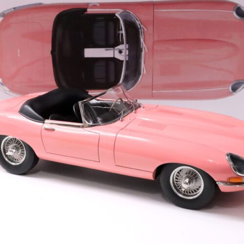 1:12 Norev Jaguar E-Type Cabriolet 1962 pink - Limited Edition 300 pcs.
