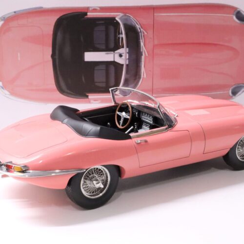 1:12 Norev Jaguar E-Type Cabriolet 1962 pink - Limited Edition 300 pcs.