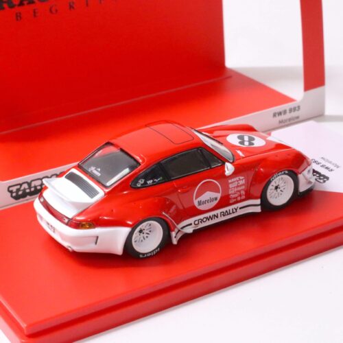 1:43 Tarmac Porsche 911 993 RWB RAUH-WELT Morelow red/ white HOBBY43 - Image 2