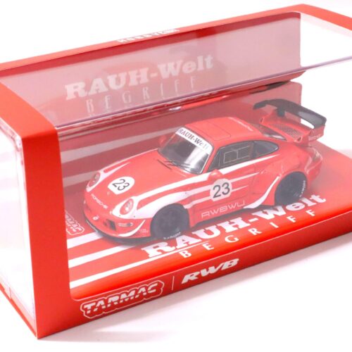 1:43 Tarmac Porsche 911 993 RWB RAUH-WELT RWBWU red/ white #23 HOBBY43