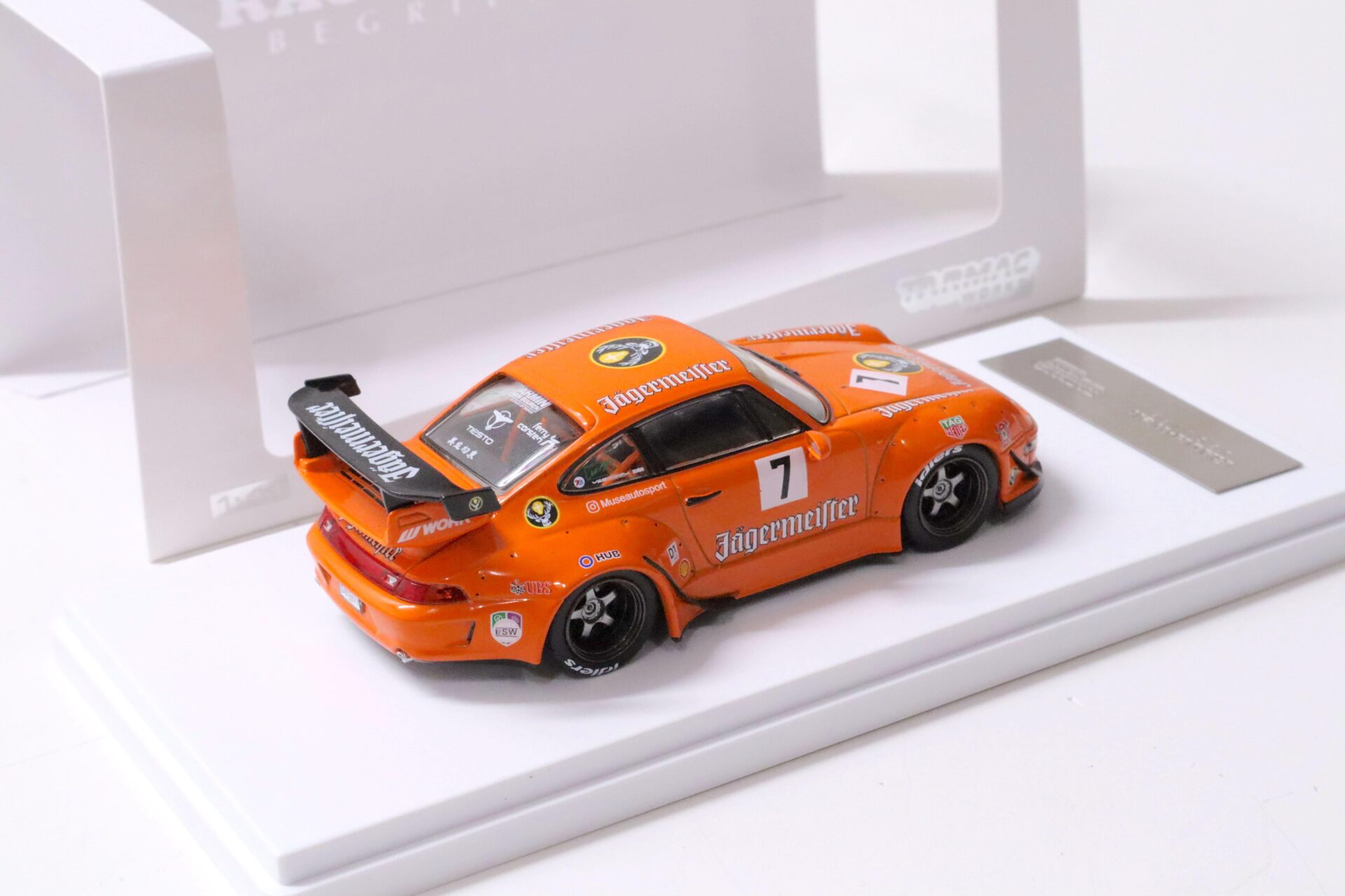 1:43 Tarmac Porsche 911 993 RWB RAUH-WELT JÄGERMEISTER orange #7