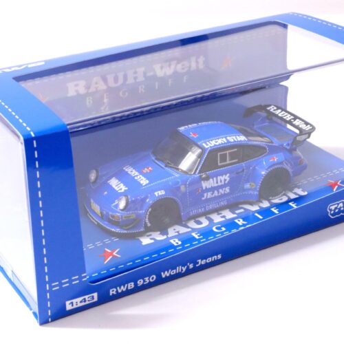 1:43 Tarmac Porsche 911 930 RWB RAUH-WELT WallyÂ´s Jeans blue