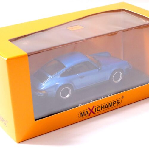 1:43 Minichamps Porsche 911 SC Coupe blue metallic 1979 - Image 3