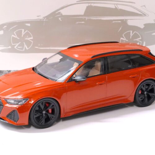 1:18 Minichamps Audi RS6 Avant (C8) 2019 orange metallic