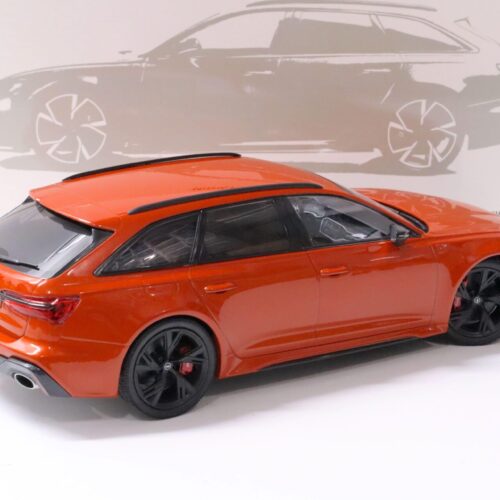 1:18 Minichamps Audi RS6 Avant (C8) 2019 orange metallic