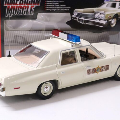 1:18 Auto World 1974 Dodge Monaco Illinois State Police beige