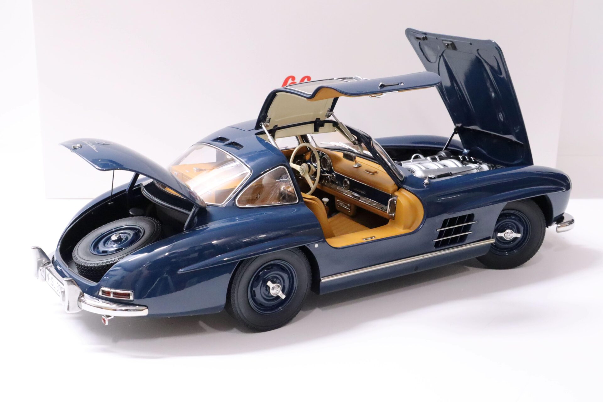 1:12 Schuco Mercedes 300SL Gullwing 1954 dark blue Die-Cast