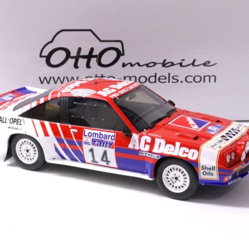 1:18 OTTO mobile OT932 Opel Manta R RAC Rally 1985 Lombard #14 AC Delco
