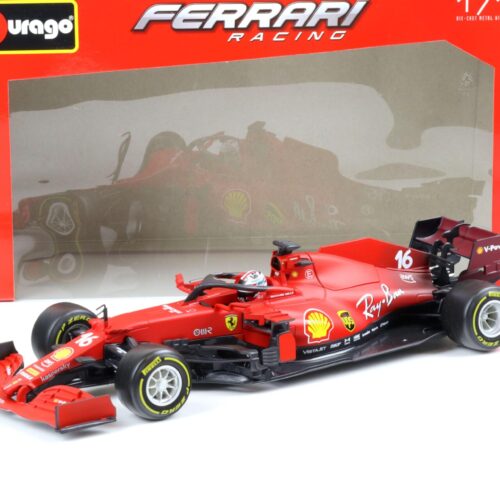 1:18 Bburago Racing F1 Ferrari SF21 C.Leclerc 2021 red #16
