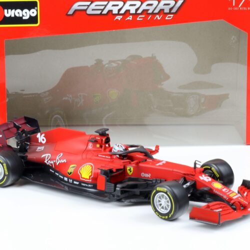 1:18 Bburago Racing F1 Ferrari SF21 C.Leclerc 2021 red #16