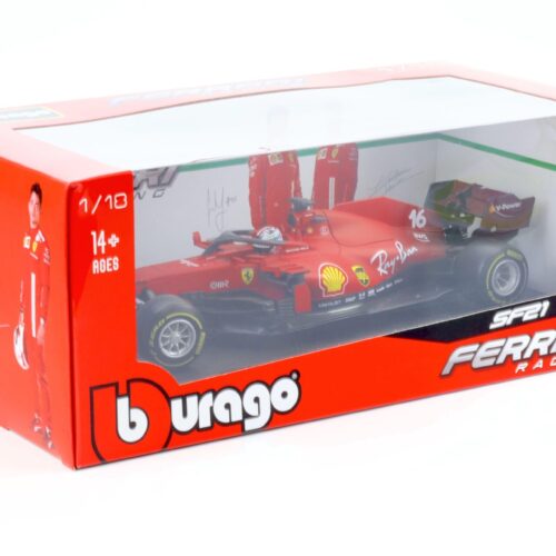 1:18 Bburago Racing F1 Ferrari SF21 C.Leclerc 2021 red #16
