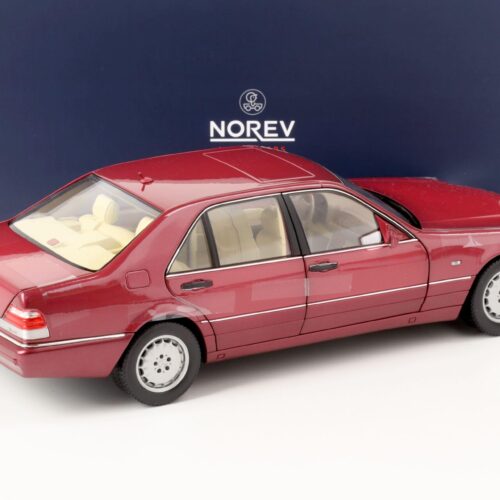 1:18 Norev Mercedes S500 S-Klasse W140 Limousine 1997 red metallic
