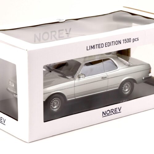 1:18 Norev Mercedes 280 CE Coupe 1980 silver metallic