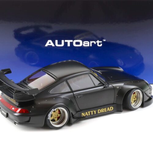 1:18 AUTOart Porsche 911 (993) RWB 993 matt black/ gold wheels