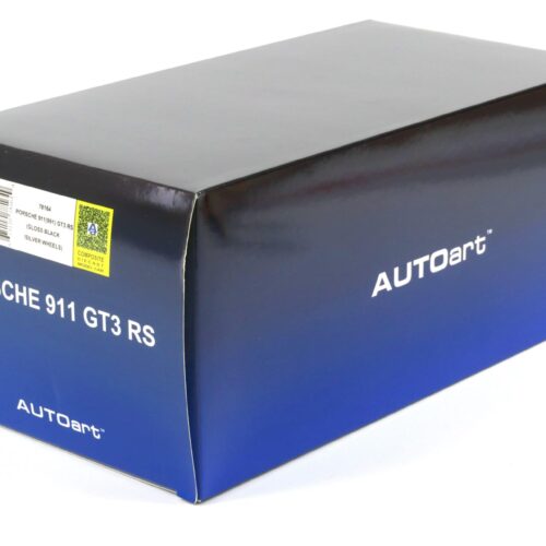 1:18 AUTOart Porsche 911 (991) GT3 RS Gloss black/ grey wheel 2016