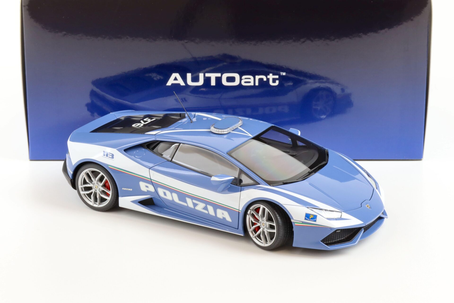 1:18 AUTOart Lamborghini Huracan LP610-4 Police Car "POLIZIA"