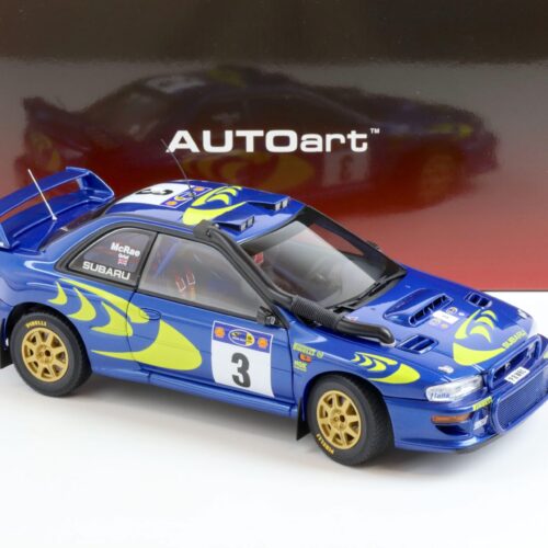 1:18 AUTOart Subaru Impreza WRC 1997 MCRAE/GRIST #3 Safari Winner 89792