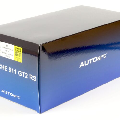 1:18 AUTOart Porsche 911 (991.2) GT2 RS 2017 Weissach Package white/ Magnesium alloy wheels - Image 5