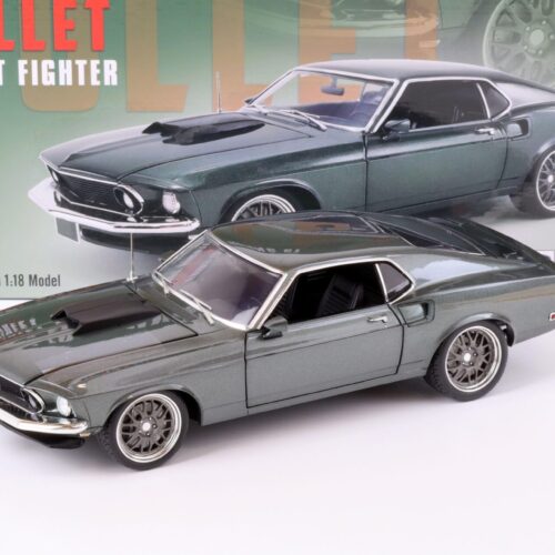 1:18 ACME 1969 Ford Mustang GT Coupe BULLET Street Fighter green metallic