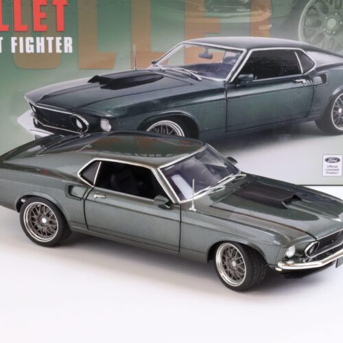 1:18 ACME 1969 Ford Mustang GT Coupe BULLET Street Fighter green metallic