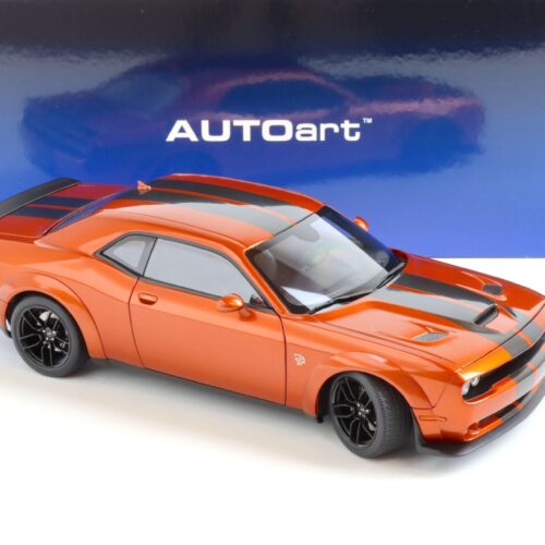 1:18 AUTOart Dodge Challenger SRT HELLCAT Widebody Sinamon Stick/ Dual Gunmetal