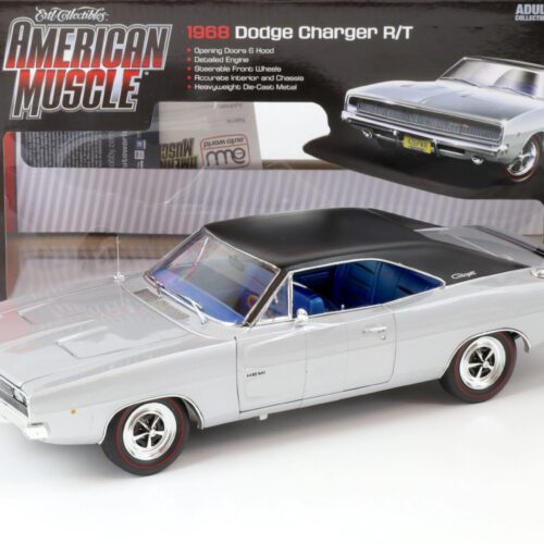 1:18 Auto World 1968 Dodge Charger R/T Coupe 50 YEARS HEMI 426 silver metallic