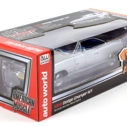 1:18 Auto World 1968 Dodge Charger R/T Coupe 50 YEARS HEMI 426 silver metallic