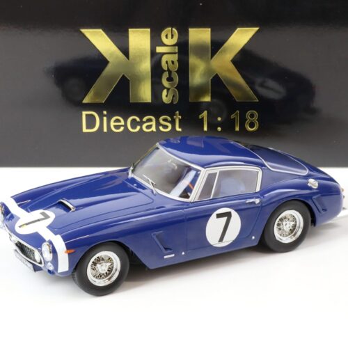 1:18 KK-Scale Ferrari 250 SWB Competizione #7 Goodwood 1961 blue