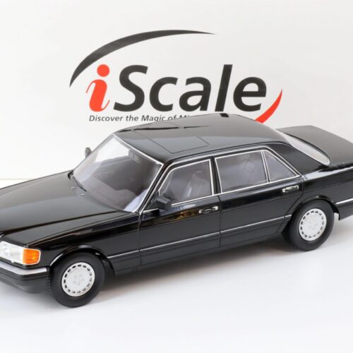 1:18 iScale Mercedes 560 SEL W126 S-Klasse black 1985