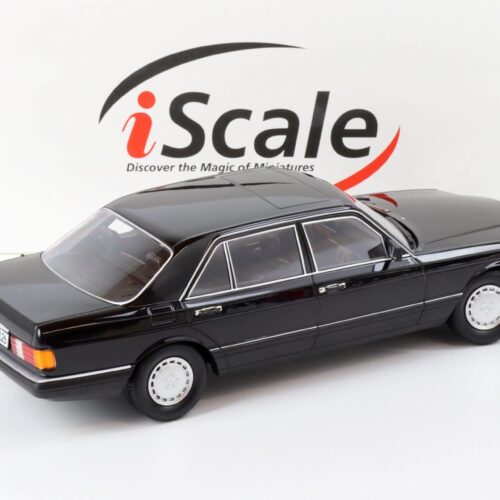 1:18 iScale Mercedes 560 SEL W126 S-Klasse black 1985