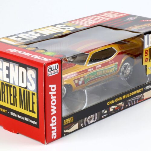 1:18 Auto World 1972 Ford Mustang NHRA Funny Car CHA-CHA Muldowney