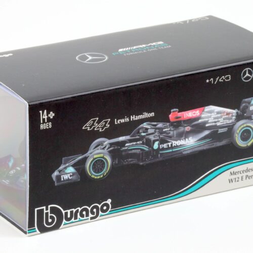 1:43 Bburago Racing F1 Mercedes AMG Petronas W12 E Performance Hamilton 2021