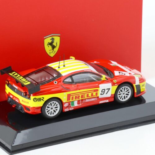 1:43 Bburago Ferrari F430 GTC 24h Le Mans 2008 F.Babini #97