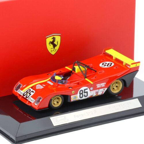1:43 Bburago Ferrari 312P 6h Watkins Glen 1972 J.Ickx/ M. Andretti #85