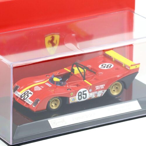 1:43 Bburago Ferrari 312P 6h Watkins Glen 1972 J.Ickx/ M. Andretti #85