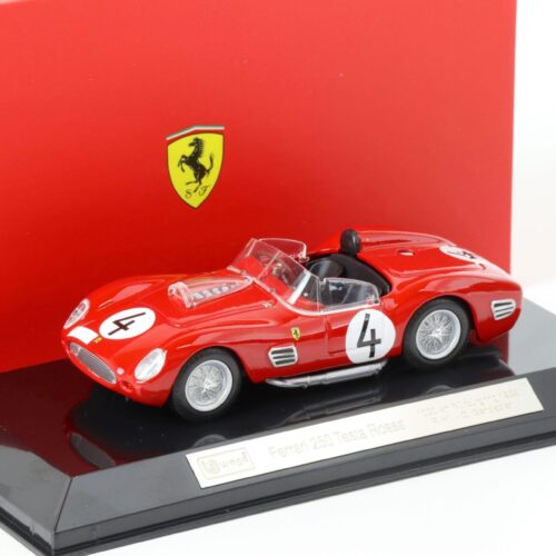 1:43 Bburago Ferrari 250 Testa Rossa 1000km Nürburgring 1959 P.Hill #4 red