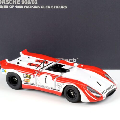 1:18 AUTOart Porsche 908/02 Watkins Glen 1969 Winner Redman Siffert #1