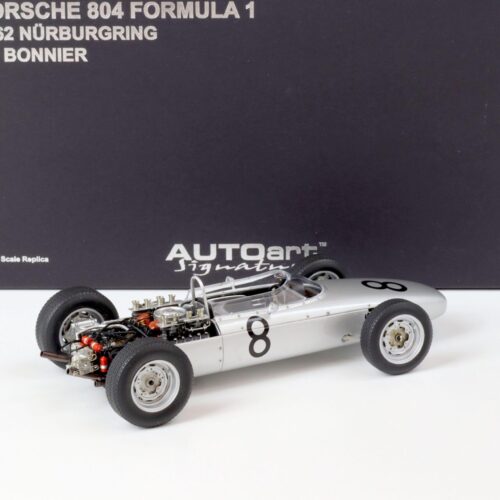 1:18 AUTOart Porsche 804 Formula 1 Nürburgring #8 Jo Bonnier 1962