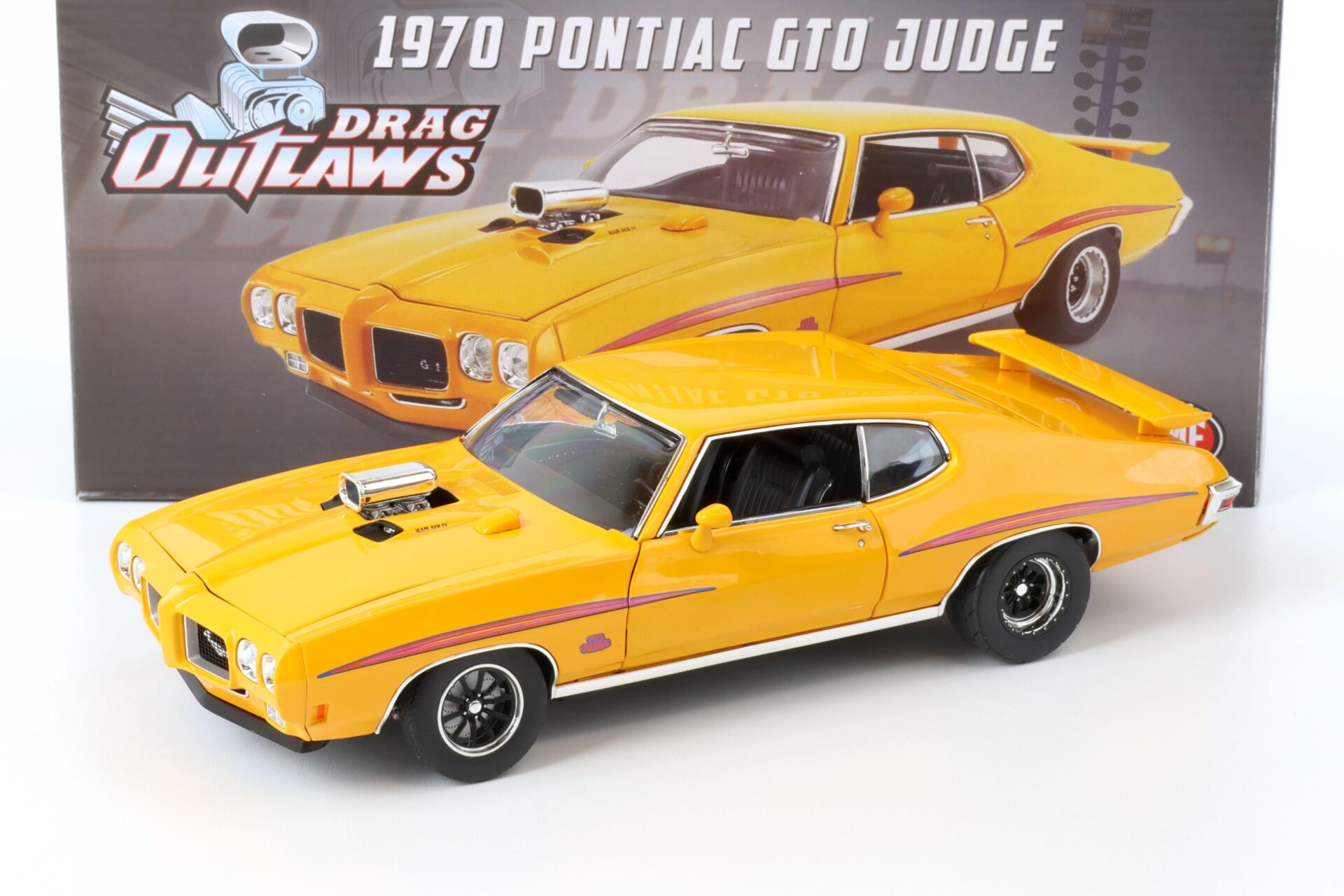 1:18 ACME 1970 Pontiac GTO JUDGE Drag Outlaws orange A1801215
