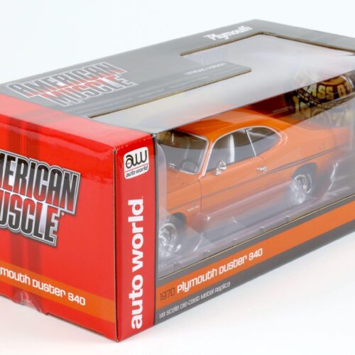 1:18 Auto World 1970 Plymouth Duster 340 Coupe orange Class of 1970