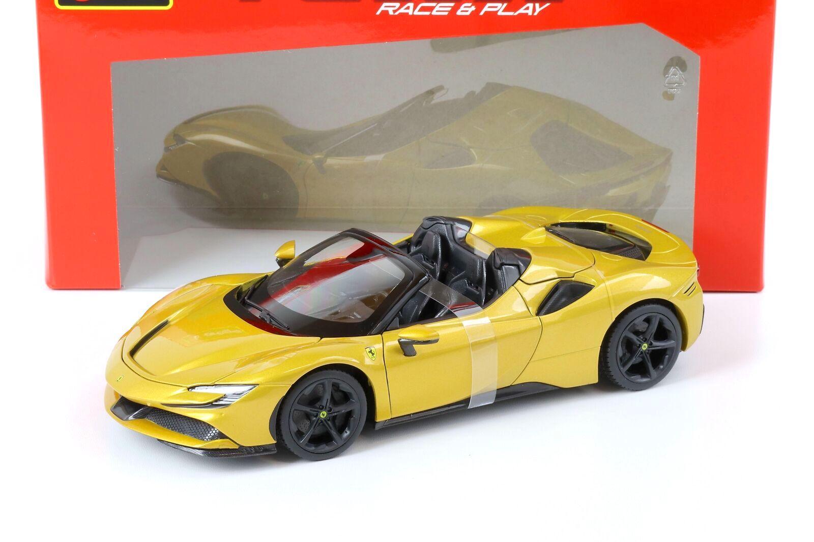 1:18 Bburago R&P Ferrari SF90 Spider Hybrid gold metallic 2019