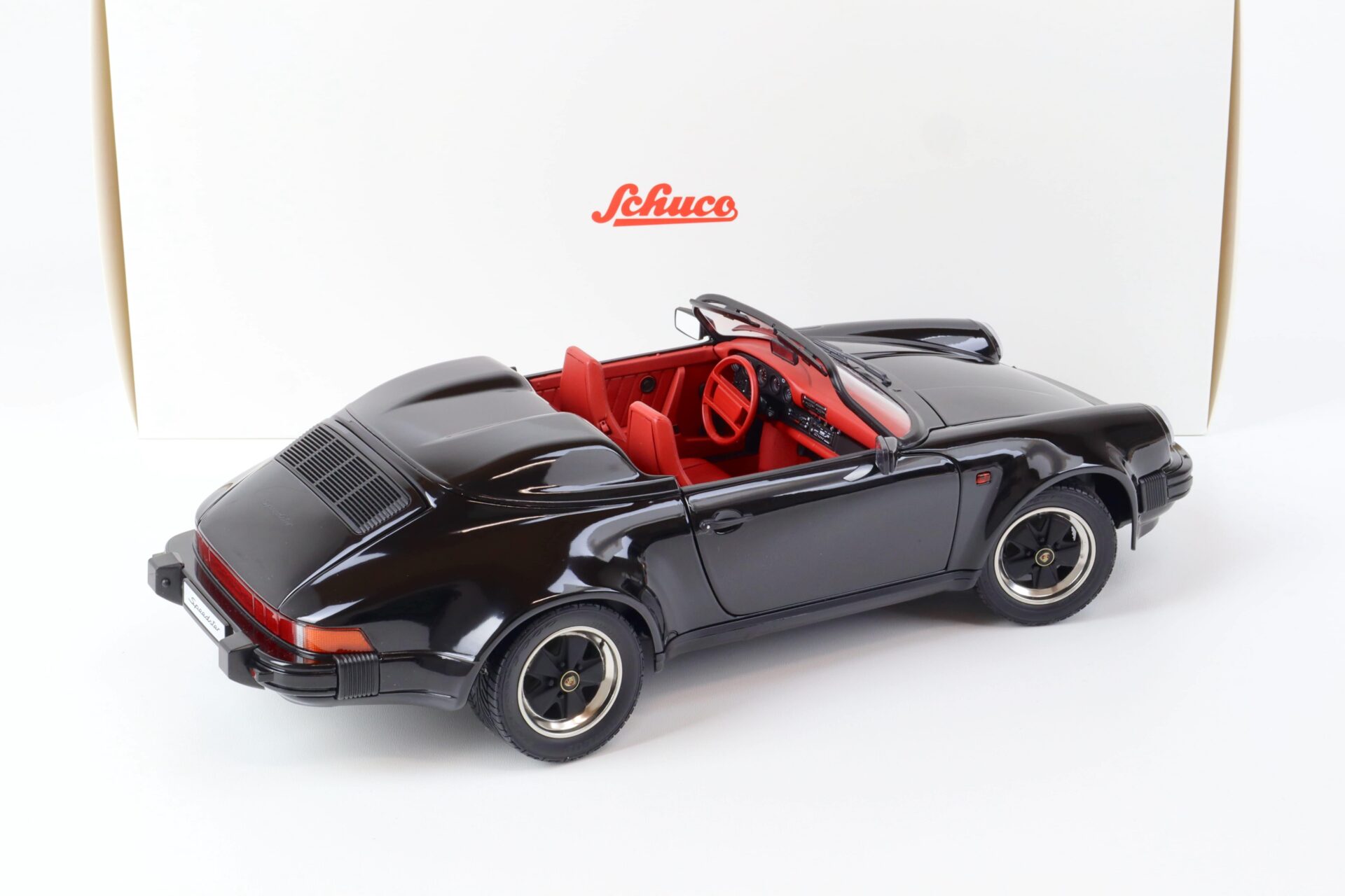 1:12 Schuco Porsche 911 Speedster 1989 black/ red