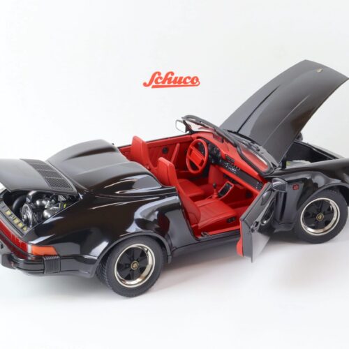 1:12 Schuco Porsche 911 Speedster 1989 black/ red