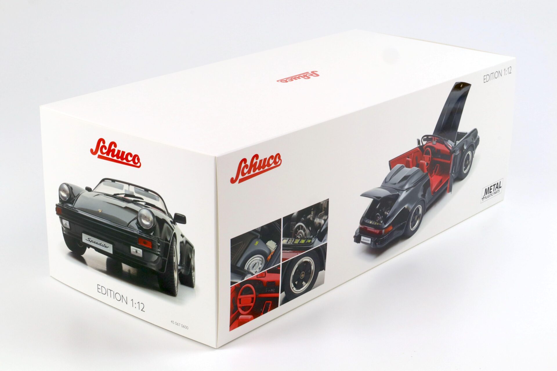 1:12 Schuco Porsche 911 Speedster 1989 black/ red