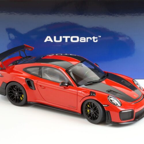1:18 AUTOart Porsche 911 (991.2) GT2 RS 2017 Weissach Package Guards red 78173
