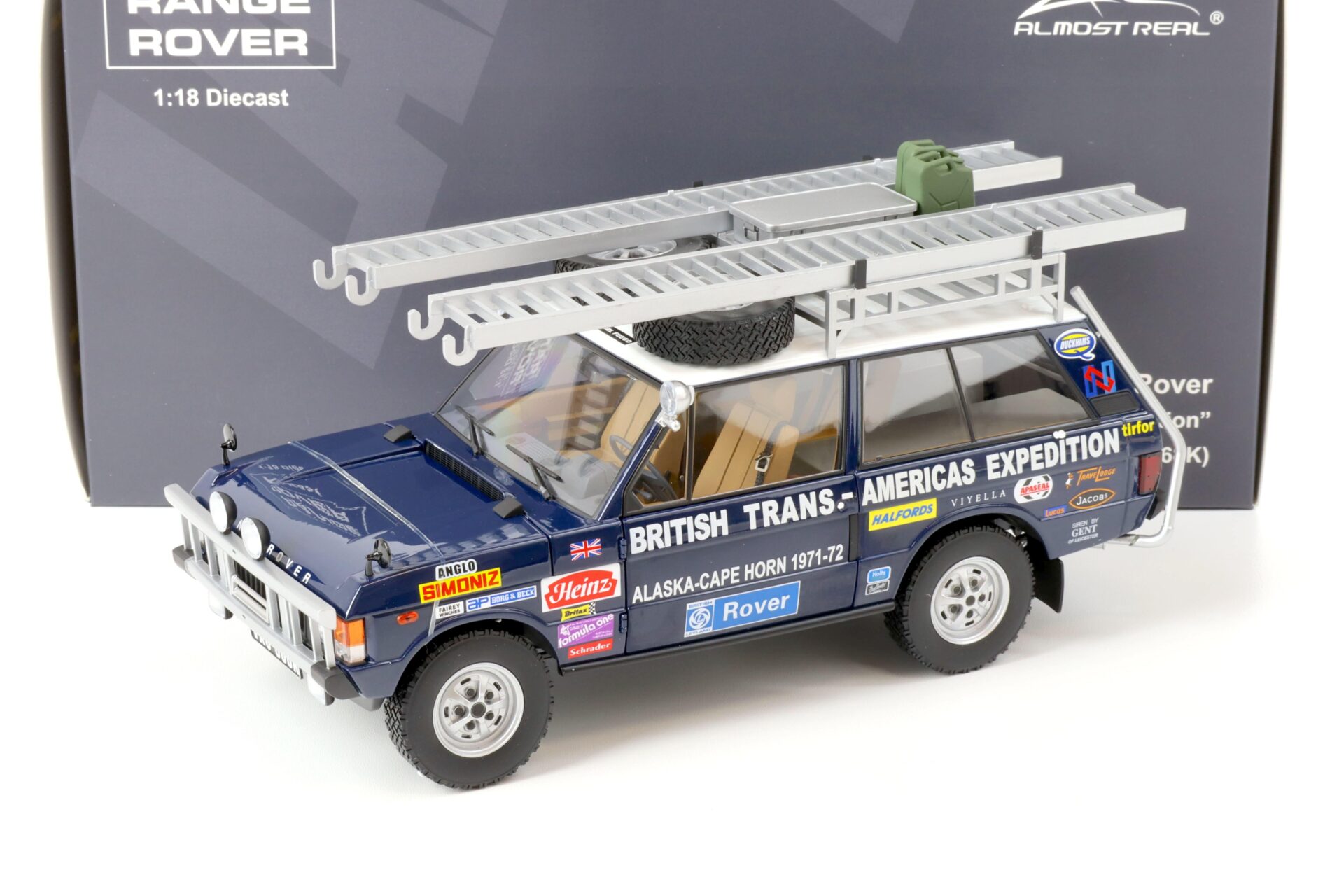 ID 66720 orig.jpg 1:18 Almost Real Land Rover Range Rover Trans-Americans Expedition 868K 1971-72